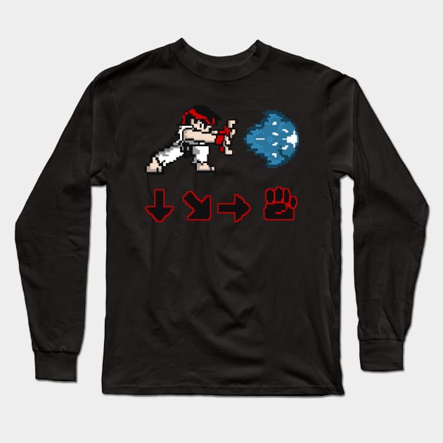 HADOUKEN! Long Sleeve T-Shirt by Pride98